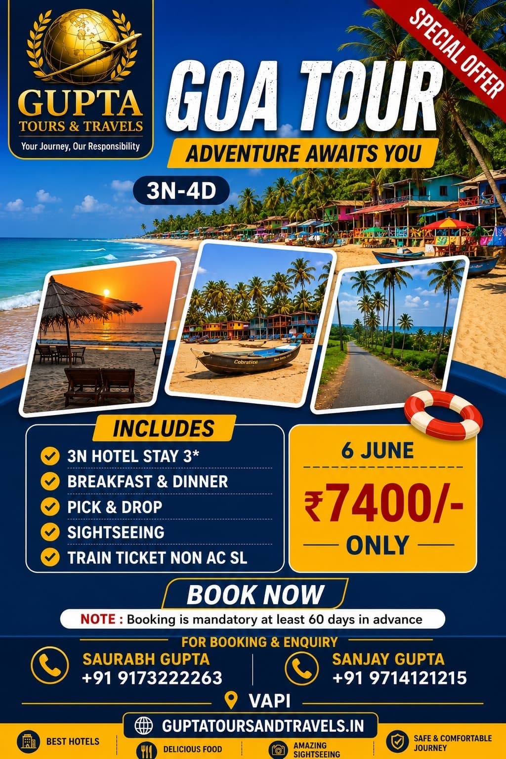 Goa Tour – June Special flyer